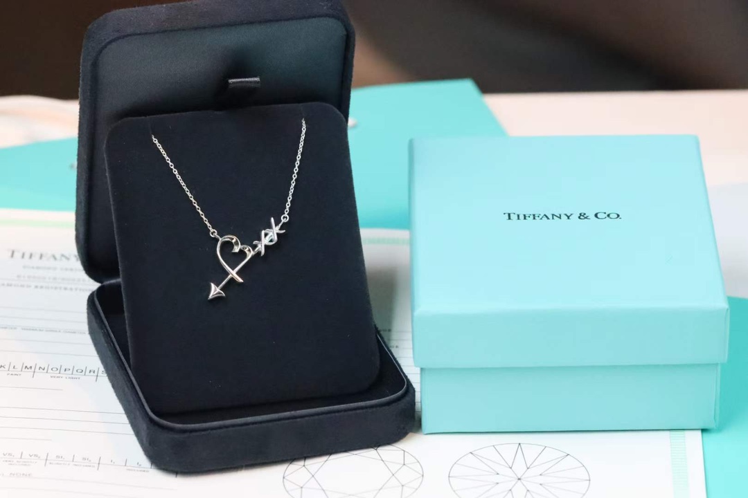 Tiffany & Co. Tiffany Graffiti系列 箭头项链 925银