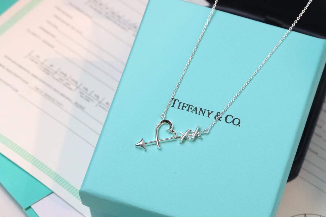 Tiffany & Co. Tiffany Graffiti系列 箭头项链 925银