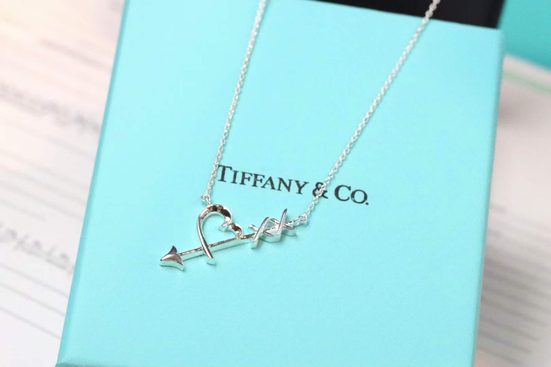 Tiffany & Co. Tiffany Graffiti系列 箭头项链 925银