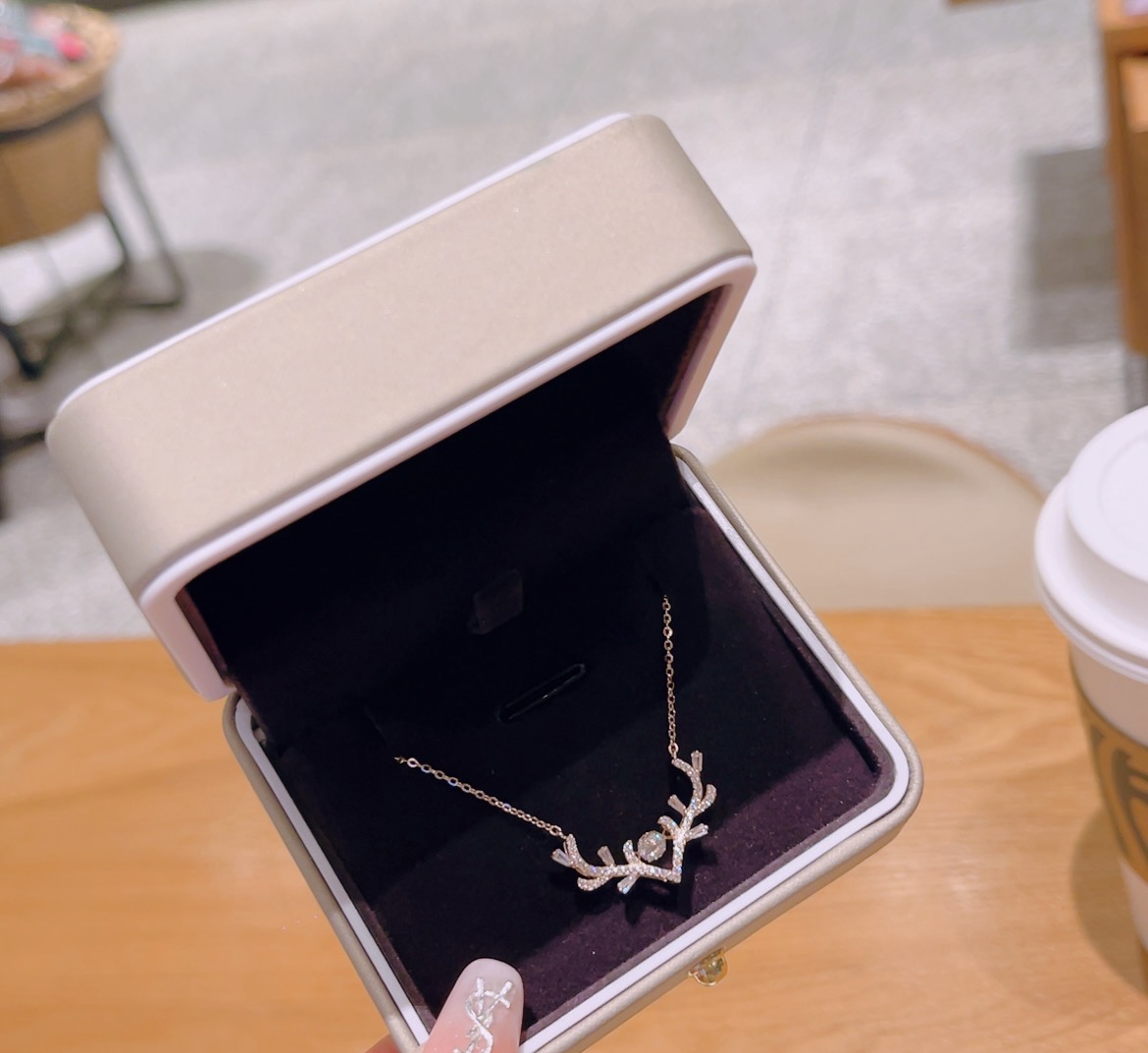 ミニマル高品質シルバーネックレスゴールド 年次パーティー