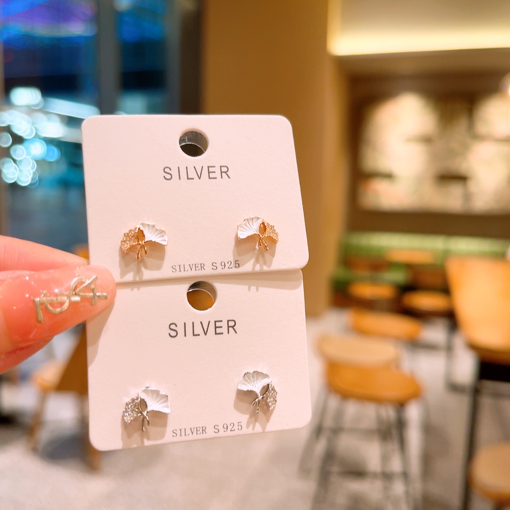 Fine Silver Earrings Playful Confession Gold