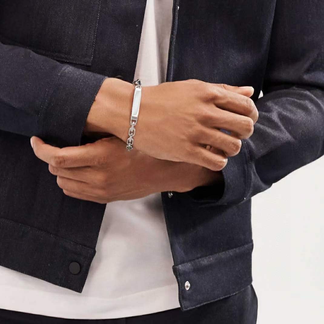 Tiffany & Co. 蒂芙尼男款手链 I.D. 链结式手链