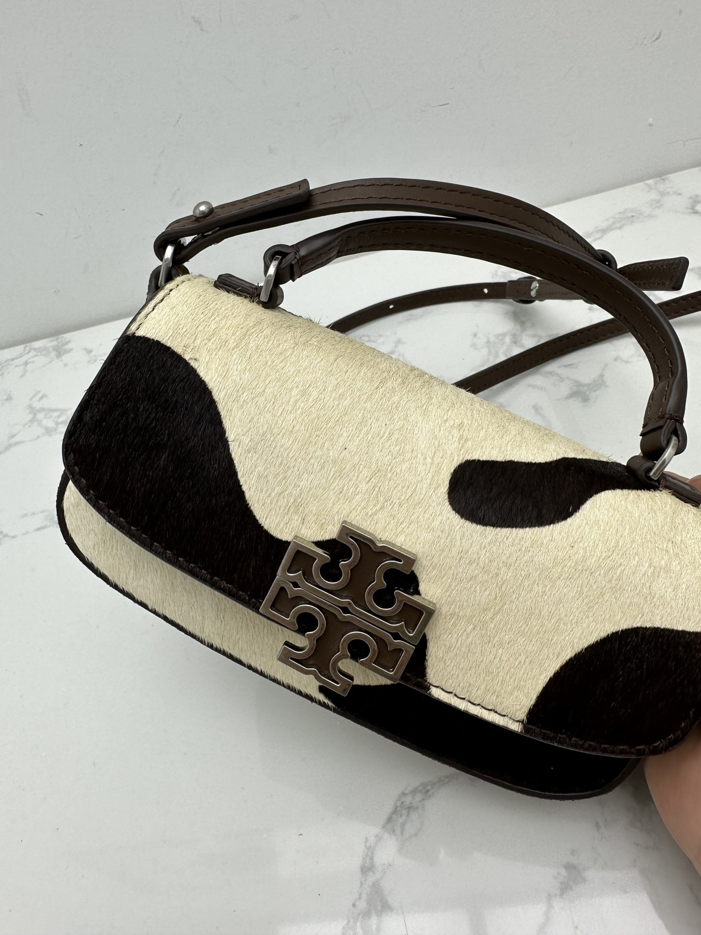 Tory Burch ～TORY BURCH 迷你翻盖手提斜挎单肩包女包