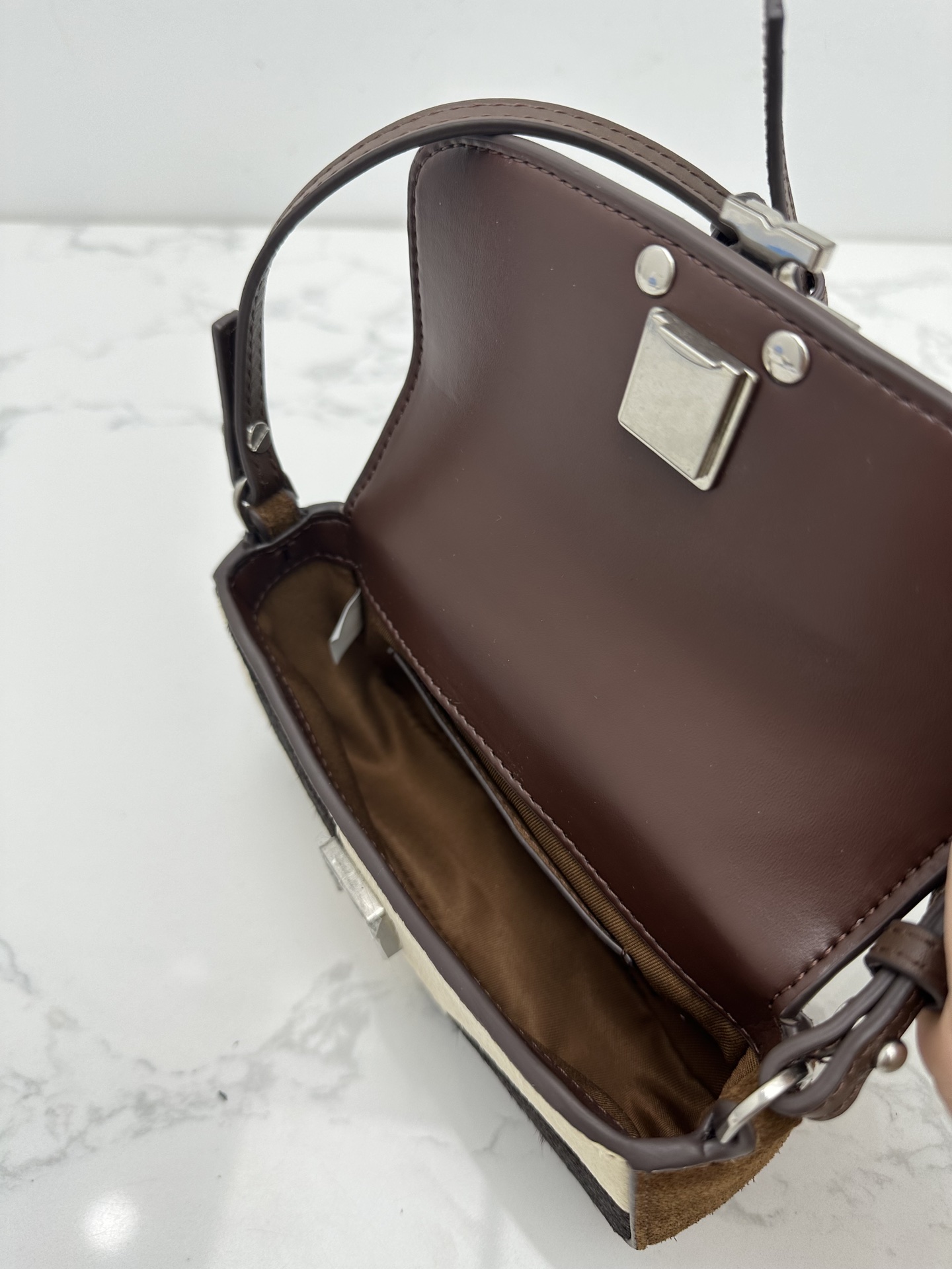 Tory Burch ～TORY BURCH 迷你翻盖手提斜挎单肩包女包
