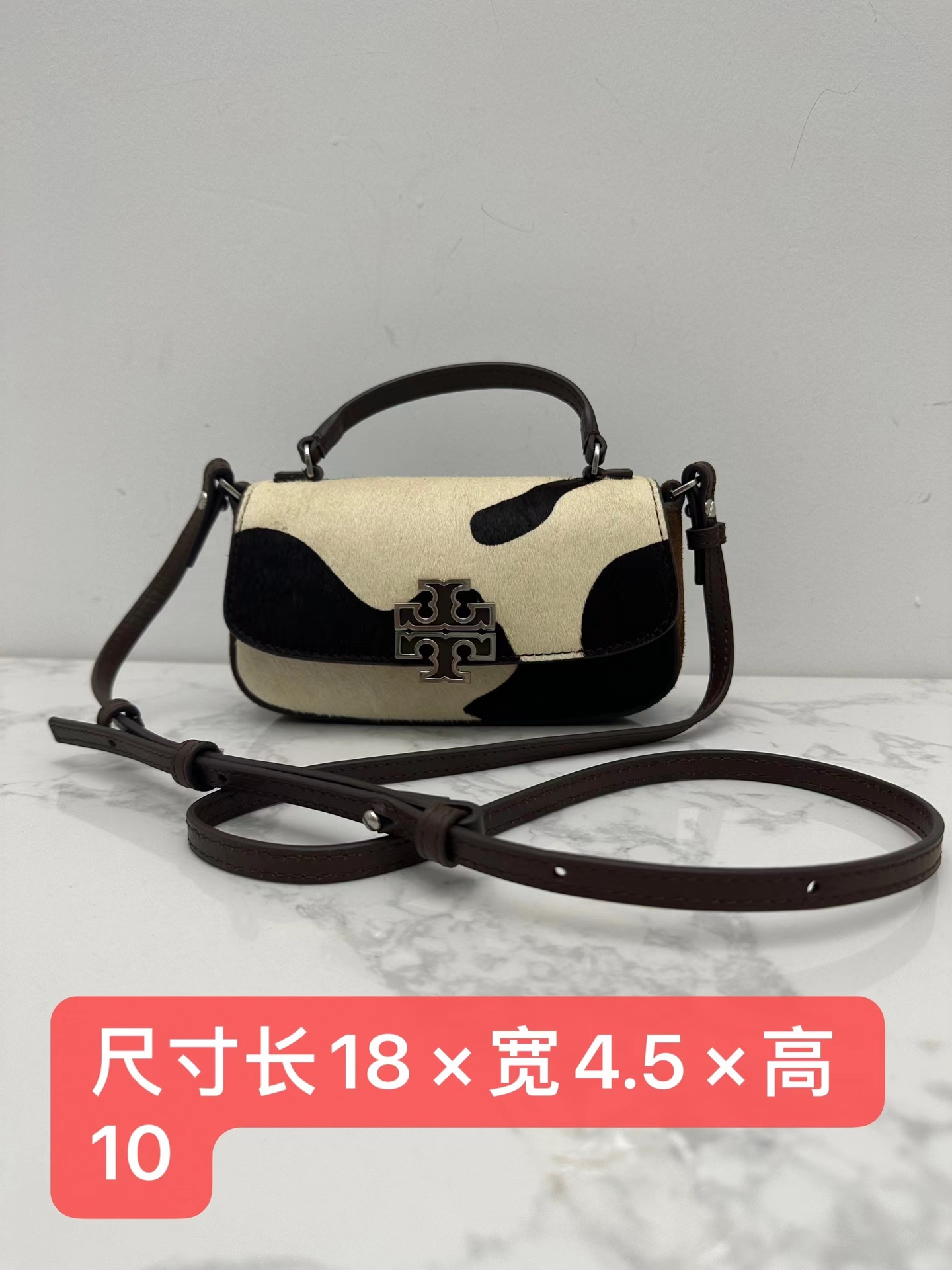 Tory Burch ～TORY BURCH 迷你翻盖手提斜挎单肩包女包
