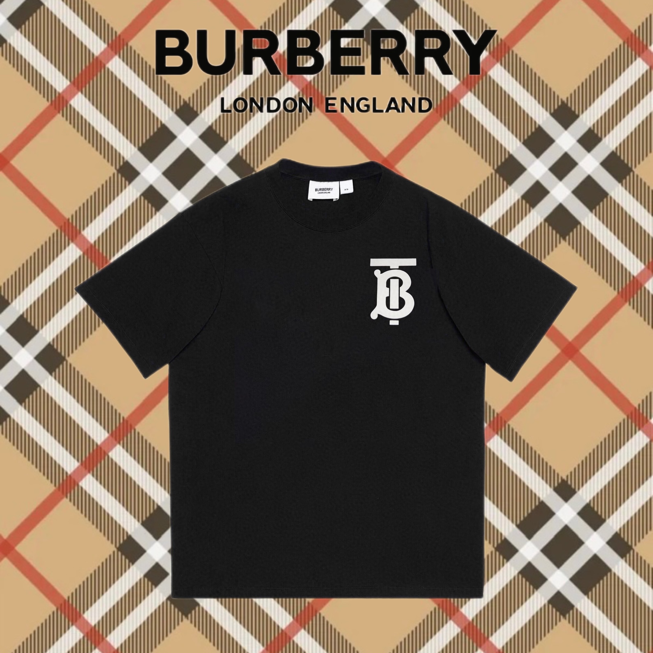 Burberry Abbigliamento T-Shirt Falso AAA+
 Stampa Unisex Maniche corte