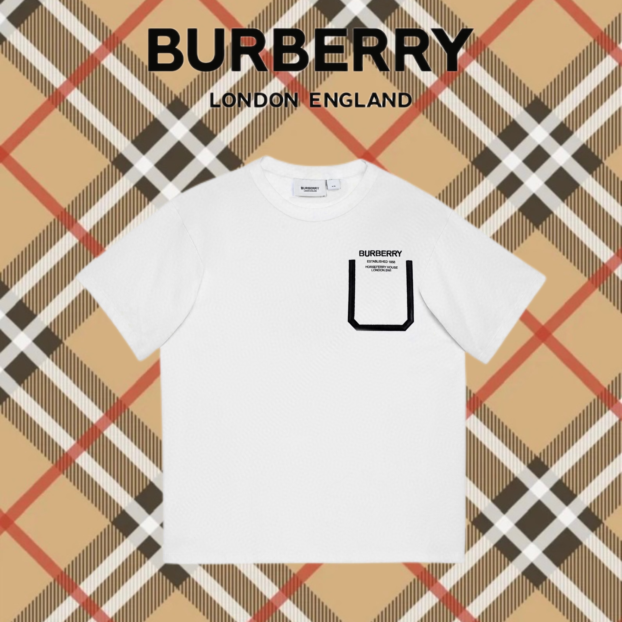 Burberry Abbigliamento T-Shirt Stampa Unisex Maniche corte