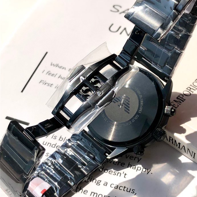 AR 11242 Armani Watch: Fashion Stereotyping, Rock-Edge Design, Waterproof, 43mm Size - 图片 5