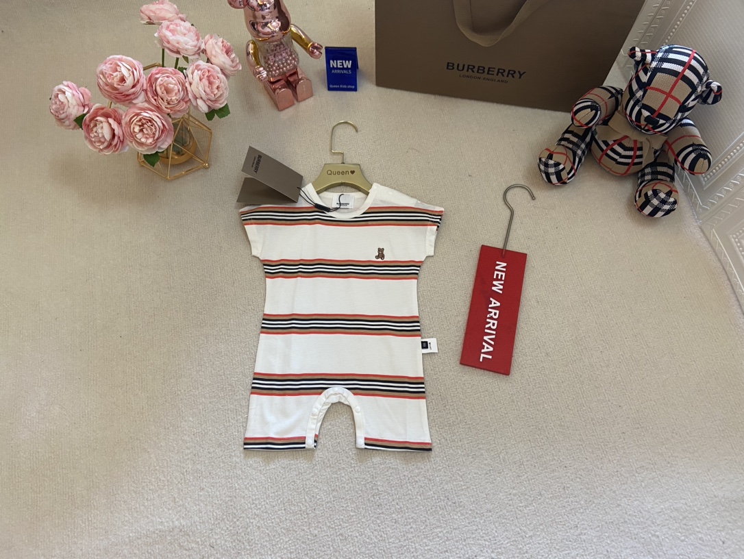 Burberry AAA
 Clothing Onesies White Cotton