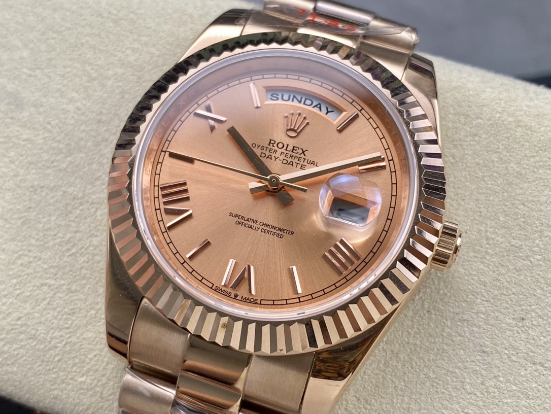 SK厂 劳力士Rolex 双历 星期日志型 40mm 自動機械腕時計