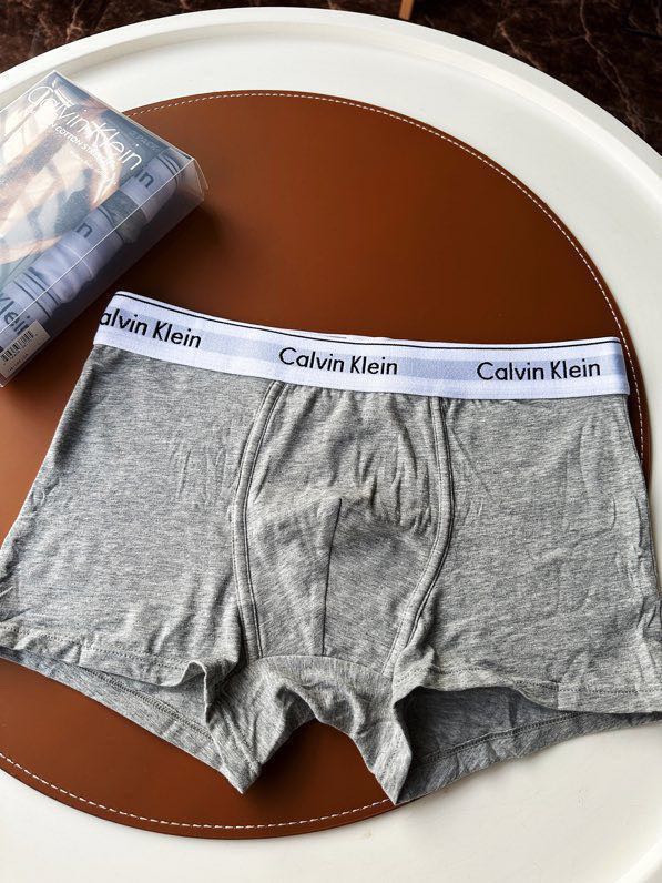 CalvinKlein卡尔文克莱恩专柜同款男士内裤三条装平角裤！专柜正品美国奢侈品CK官网&专柜在售款贴