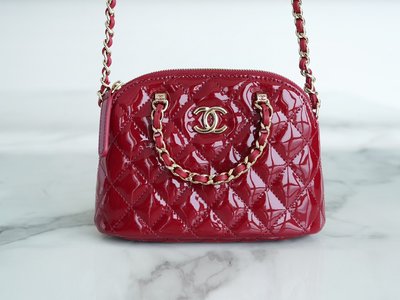 Chanel Bags Handbags Red Patent Leather Vintage Chains