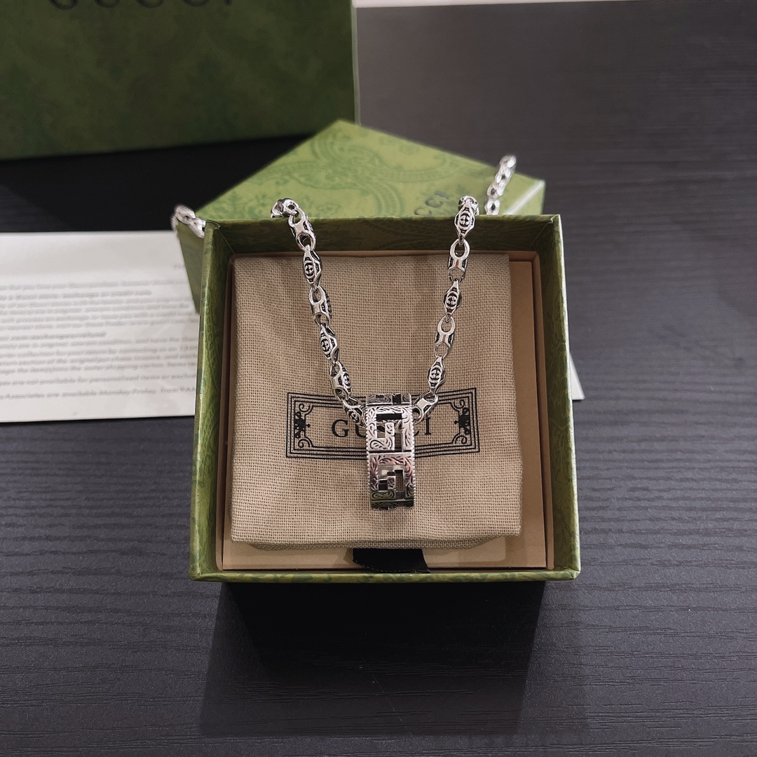 NO:110099,Gucci counter hits, direct sales price of manufacturers, original one to one retro Gucci necklace, jewelry boutique, gucci, necklace19860909古驰专柜爆款 厂家直销价 原版一比一复古 古 驰项链,饰品精品,gucci,necklace,Jewelry