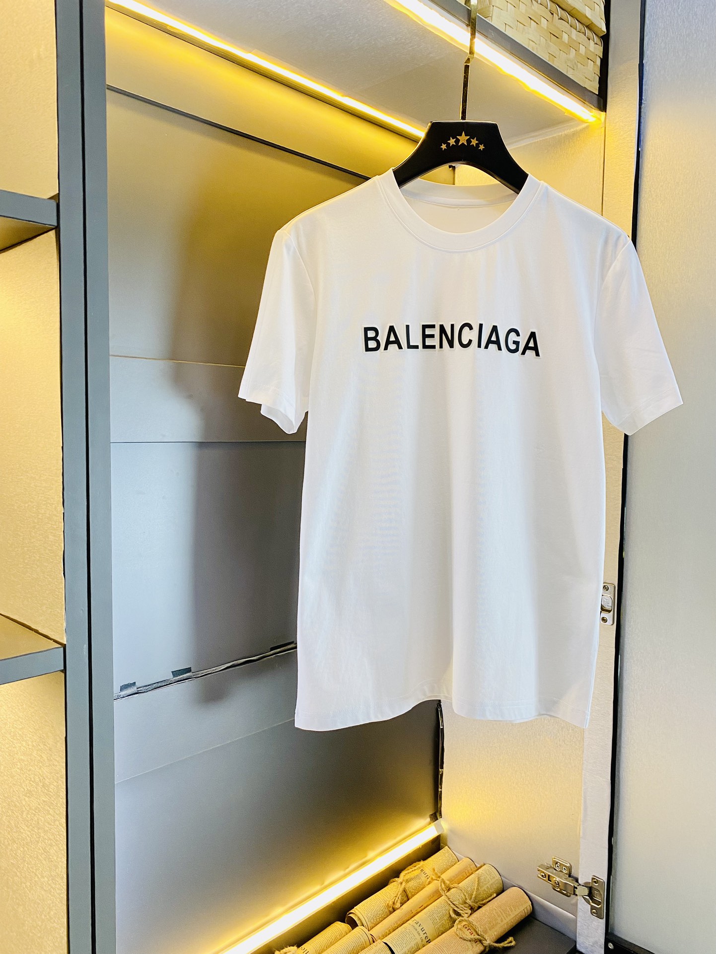 Balenciaga Kleding T-Shirt Unisex Katoen Gemerceriseerd katoen Korte mouw