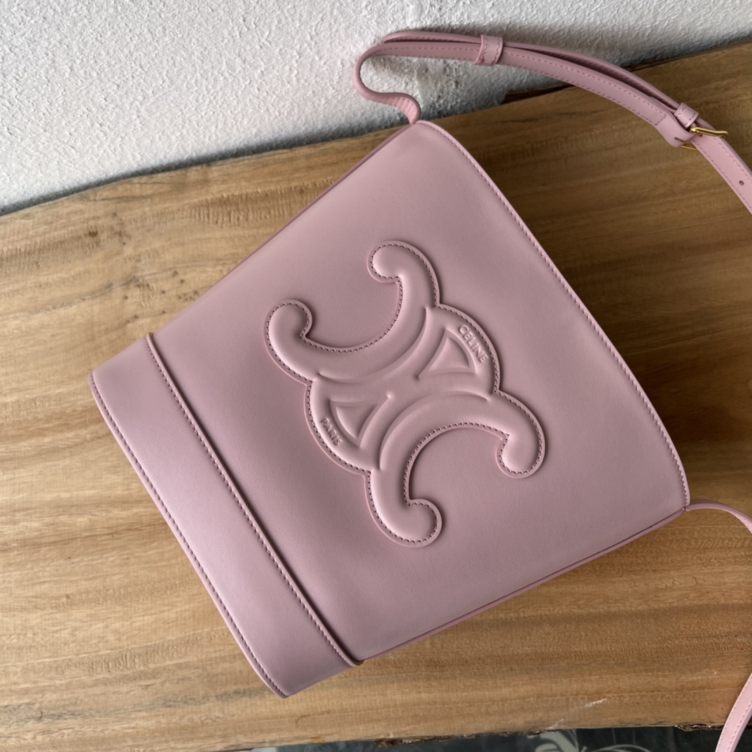 C家新作 CUIR水桶バッグ - 軽量牛皮・調節可能な肩 strap