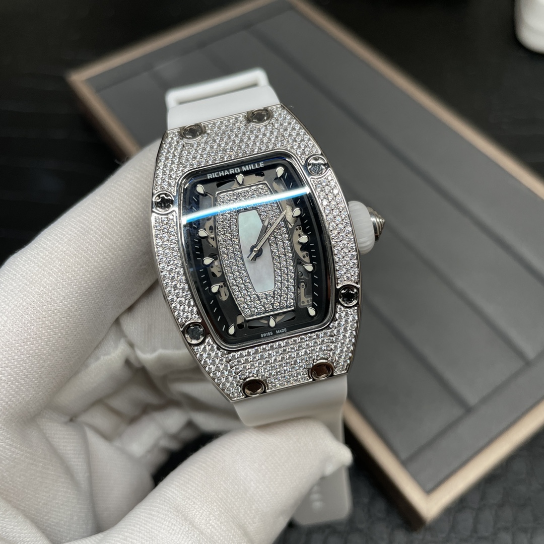 Richard Mille 理查德米勒 Rm007 红唇 满钻女款