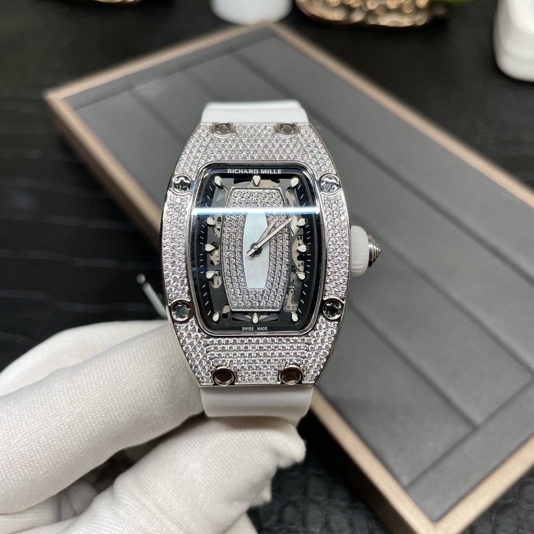 Richard Mille 理查德米勒 Rm007 红唇 满钻女款
