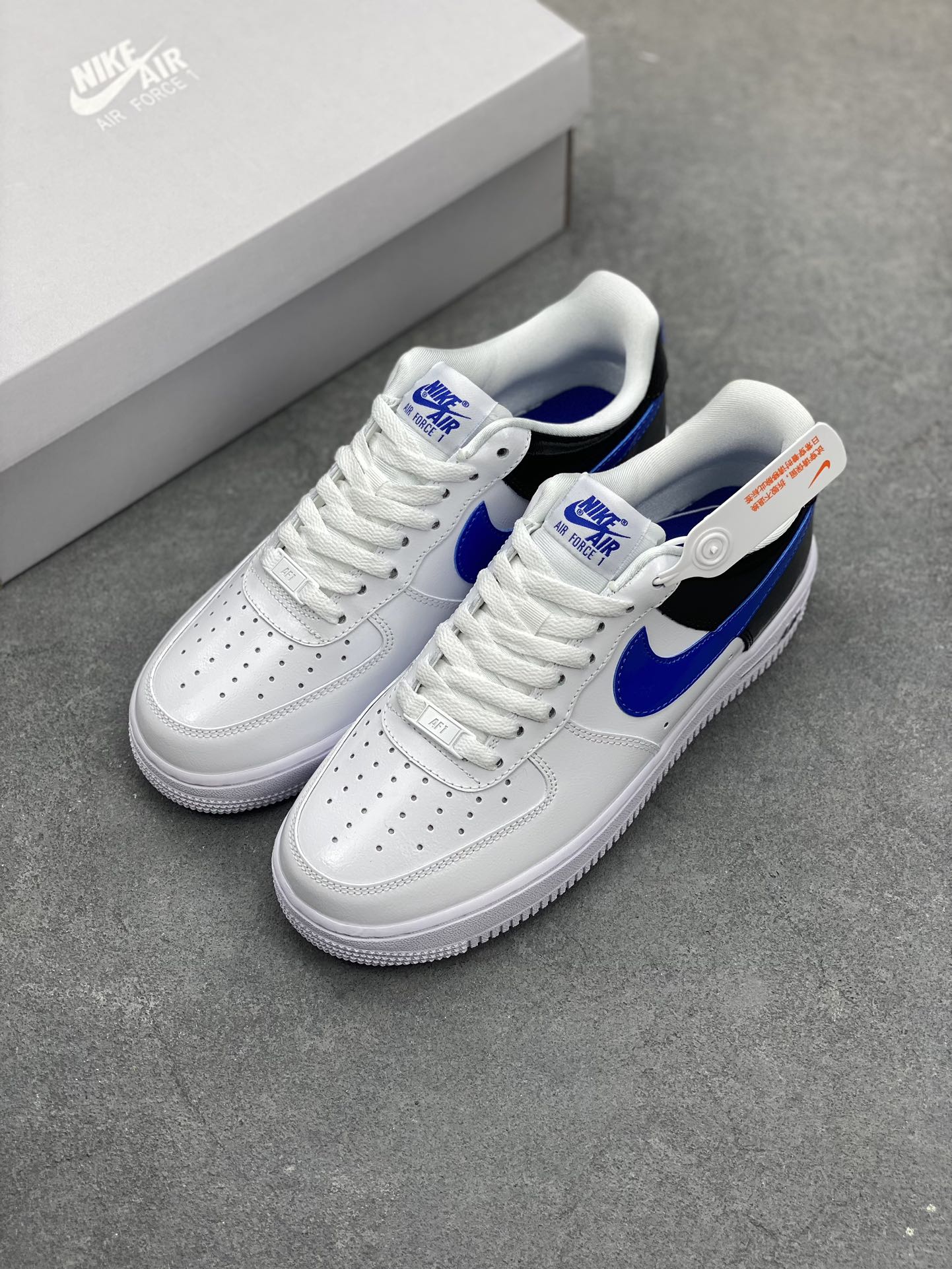 Nike Air Force 1 '07 Low Blue/Black Sneakers - Style DQ7570-400 9 i1687893594 8522 7