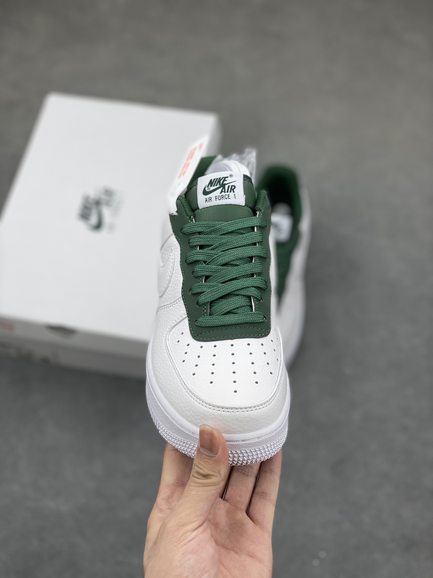 Fragment Design x Nike Air Force 1 Low White Green Casual Sneakers 3 i1687893731 7489 1