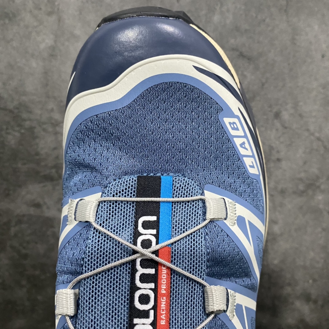 图片[5]-【绿x版】 Salomon XT-6萨洛蒙复古潮流户外机能登山跑鞋 风尚千蓝n纯原外贸平台特供订单耗时半年巨作 全套原纸板楦头开发原厂特供网布配套加持 确保原汁原味n完美呈现版型 原档数据独家私模五层组合大底男女鞋同步官方开发至46.5原装Ortholite轻量化鞋垫 中底布带钢印编号原厂TPU锁扣 进口港宝加持后跟自然饱满 还原公司包裹性鞋面以“锯齿”状的包裹系统呈现在基色底之下加入了各种色点缀将公司的最新技术和时尚前卫的造型融入耐用的长跑款式中鞋面由 TPU 薄膜制成 并焊接在高耐磨网眼上 使其既时尚又坚固 由 ACS底盘支撑 可增强稳定性和支撑力 以及由橡胶凸耳 Contragrip外底覆盖的 EVA 缓冲中底 旨在应对崎岖的地形 鞋舌上的彩色Salomon 标签、Quicklace 系统以及鞋头、鞋舌和鞋跟上的附加品牌使细节更加完美 让穿着者可以轻松驾驭户外与通勤下的任何运动生活场景 无缝鞋身户外随意纵横 颜值与脚感兼备 出街通勤 绝对非常吸睛 你值得拥有 尺码：36 36.5 37.5 38 38.5 39 40 40.5 41 42 42.5 43 44 44.5 45 46 46.5 注意：偏小1码-莆田鞋批发中心