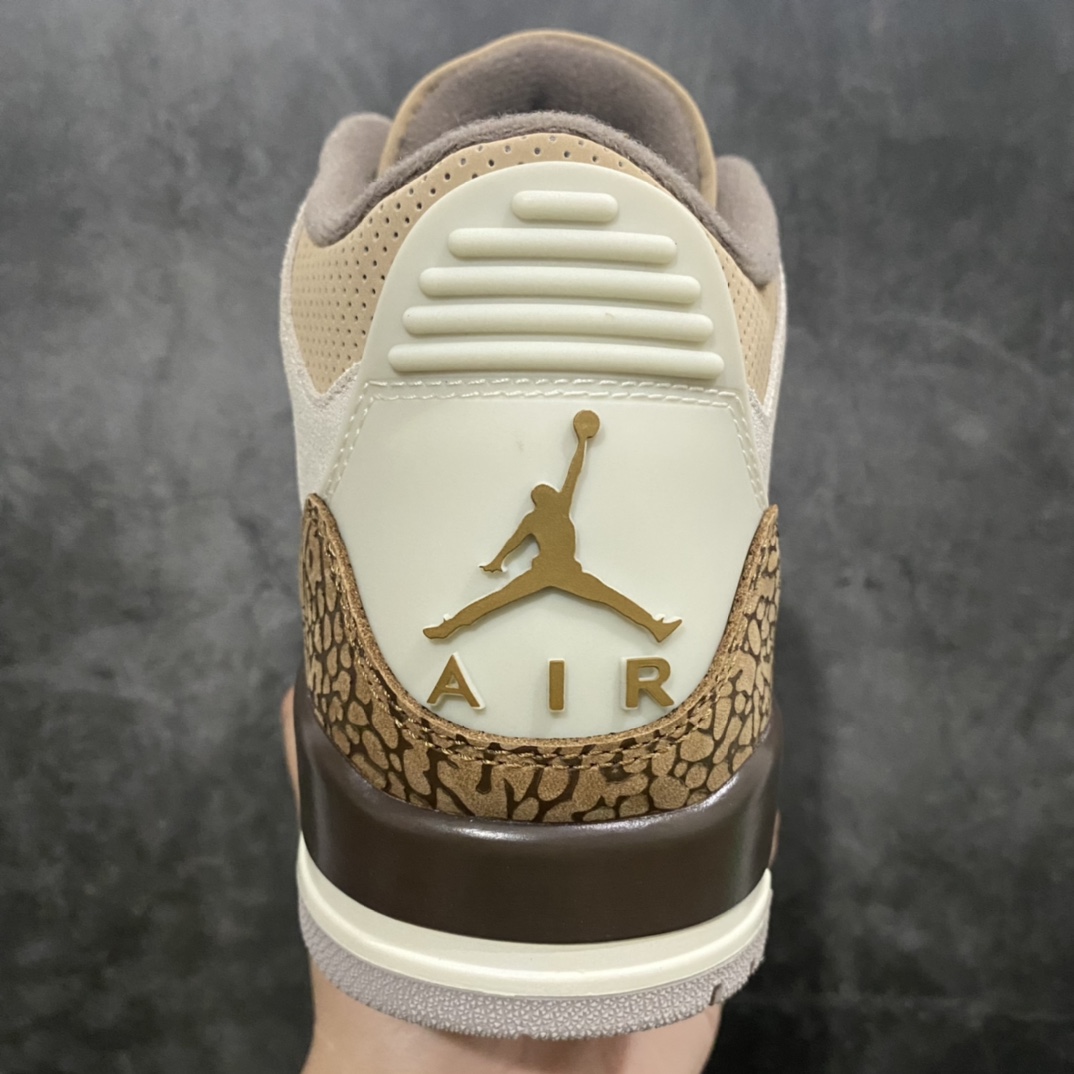 图片[4]-【新DT纯原】Air Jordan AJ3 Palomino白棕摩卡 CT8532-102n大厂出货 第一梯队 市场售价高端品质原厂数据档案开发 正确原厂三本久爆裂纹n原厂配件 完美鞋型细节 高价零售首选主推版本 尺码：40-47.5-莆田鞋批发中心