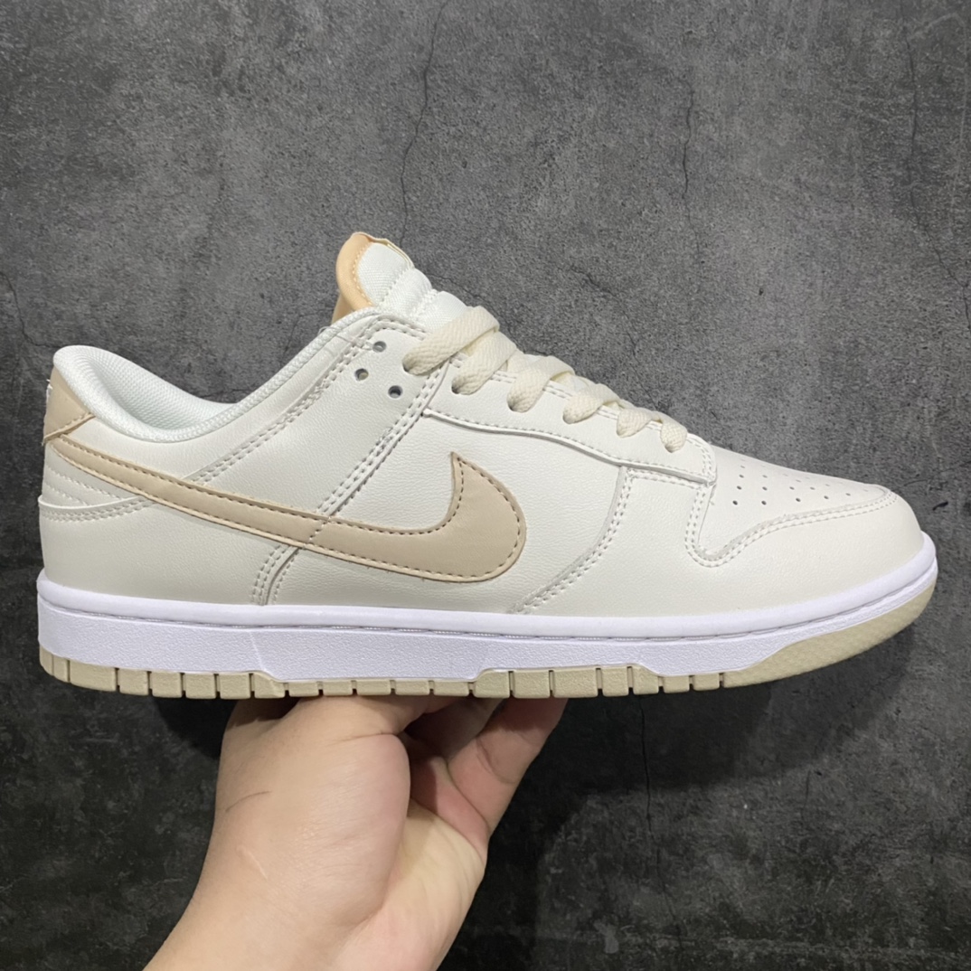 【纯原Y版】Nike Dunk Low Retro \”Sanddrift\” 白金色正确版本原鞋开发 头层材料 细节完美复刻 货号：DV0831-003 尺码：35.5-46-莆田鞋批发中心