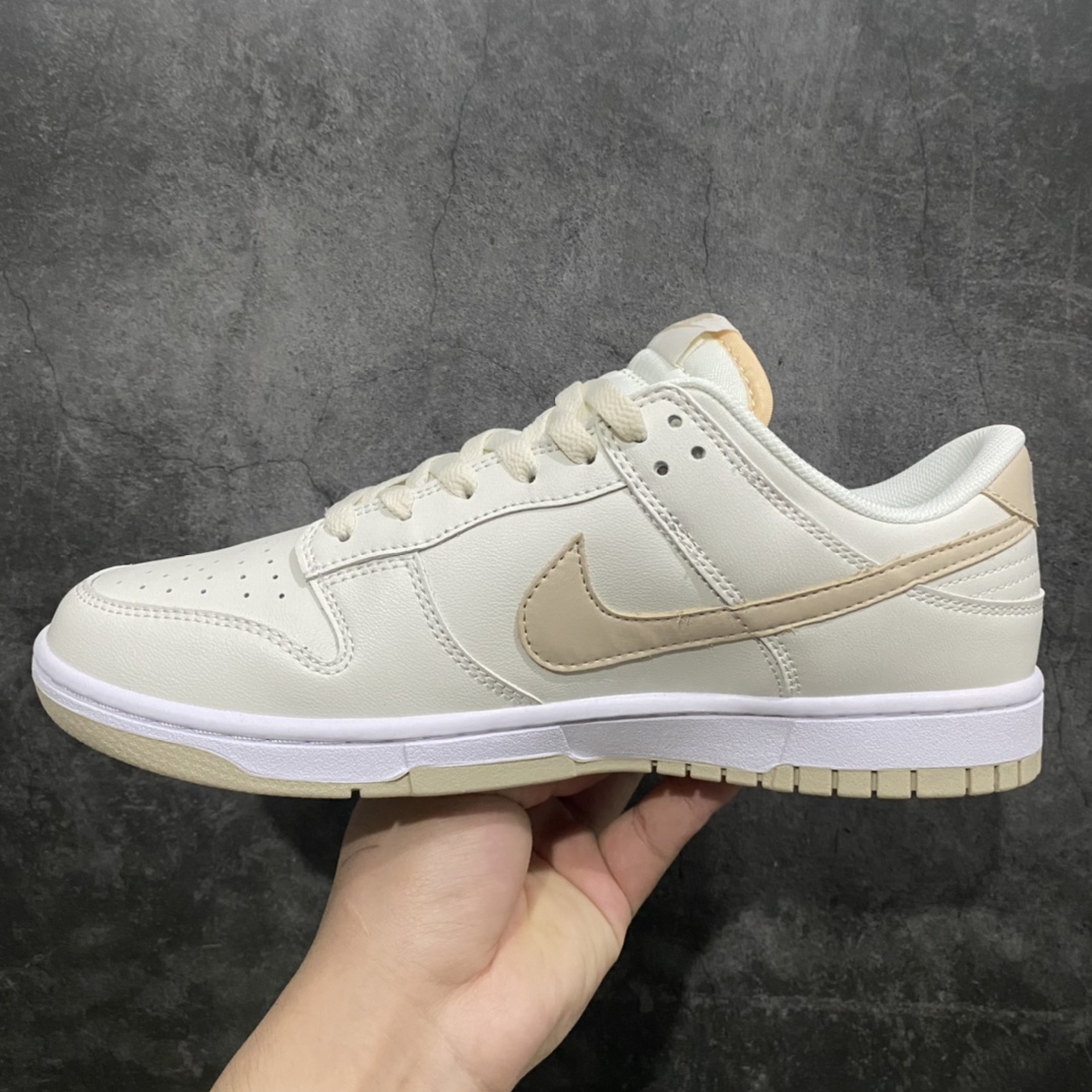 图片[2]-【纯原Y版】Nike Dunk Low Retro \”Sanddrift\” 白金色正确版本原鞋开发 头层材料 细节完美复刻 货号：DV0831-003 尺码：35.5-46-莆田鞋批发中心