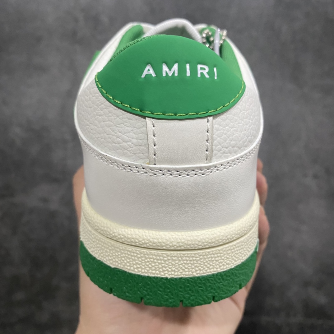 图片[4]-【莞产纯原版本】Amiri 埃米尔 Skeleton Low-Skel top Sneakers 骨骼系列 低帮休闲板鞋原版一比一开发 全套原版包装已经复刻到缝隙全新订单出货 市售最高版本 外贸 平台高端零售专供品质 原版皮料打造 正确骨头形状 鞋舌外翻细节 头层牛皮双层加厚鞋面 鞋帮侧面骨头采用两张牛皮贴合处理 立体感更好 皮料切口均油边处理 定制金属LOGO铭牌及吊牌 及其复杂的工艺已经完全攻克 可对比市面任何版本  尺码：35 36 37 38 39 40 41 42 43 44 45-莆田鞋批发中心