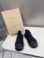 Top Grade Bottega Veneta Shoes Sneakers Unisex Women Men Canvas Nylon Rubber Net Casual