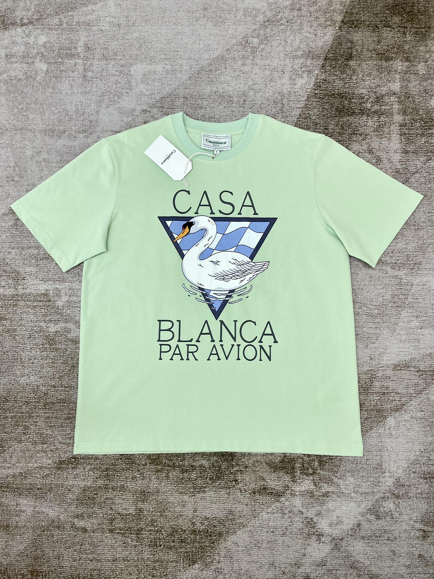 P70 25ss Casablanca CASABLANCA camiseta de manga corta, desarrollo original, tela de algodón puro de doble hi…