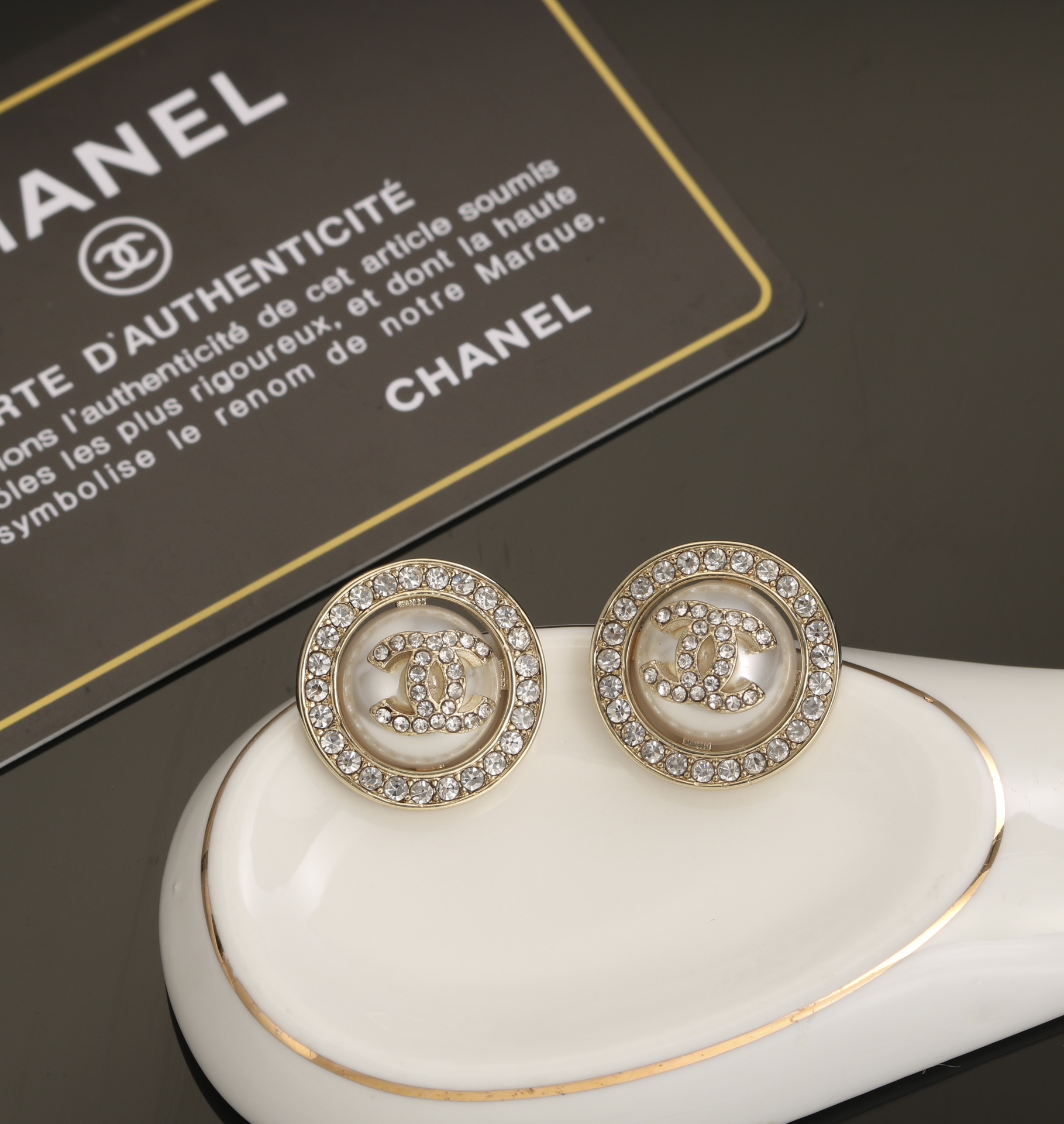 香奈儿 Chanel 高定典藏传世高定珠宝耳环项链戒指首饰 #1A073445 2