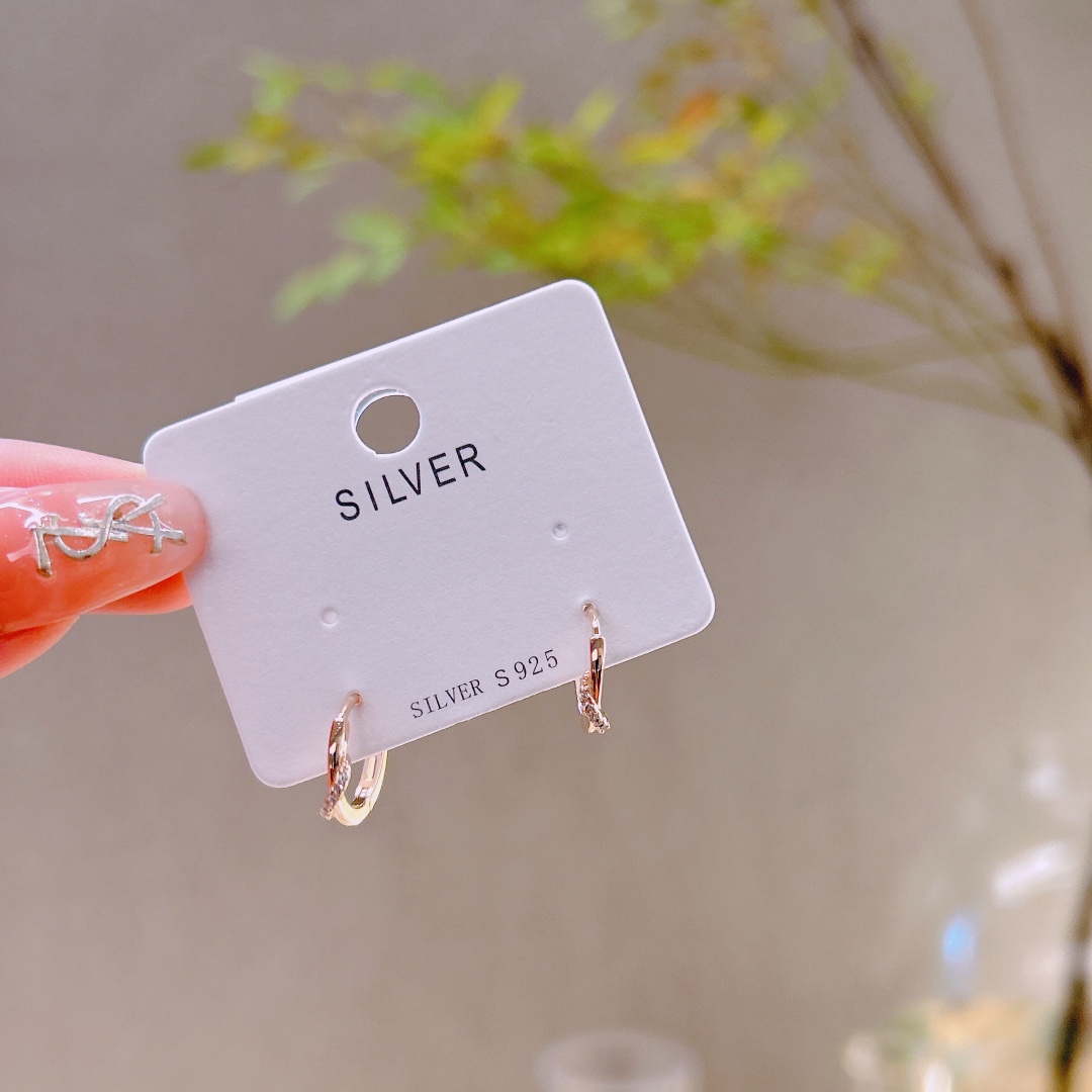 Low Allergy Silver Ear Cuffs French Christmas Gold