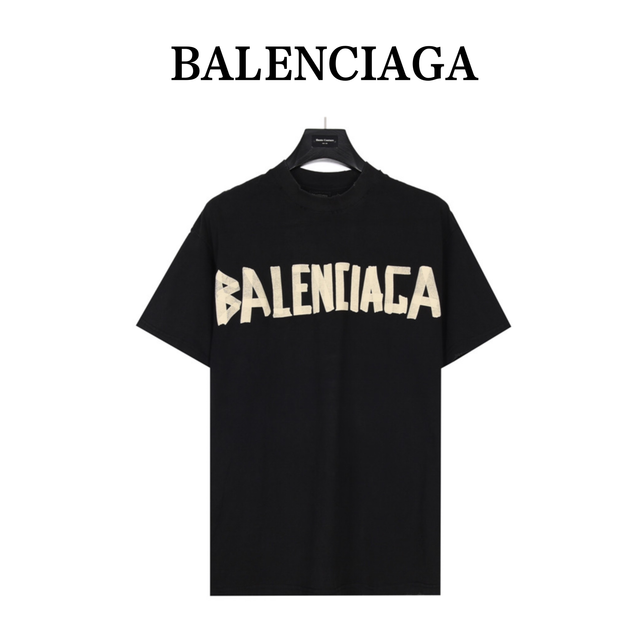 200 Balenciaga/巴黎世家 23ss 美纹纸短袖T恤