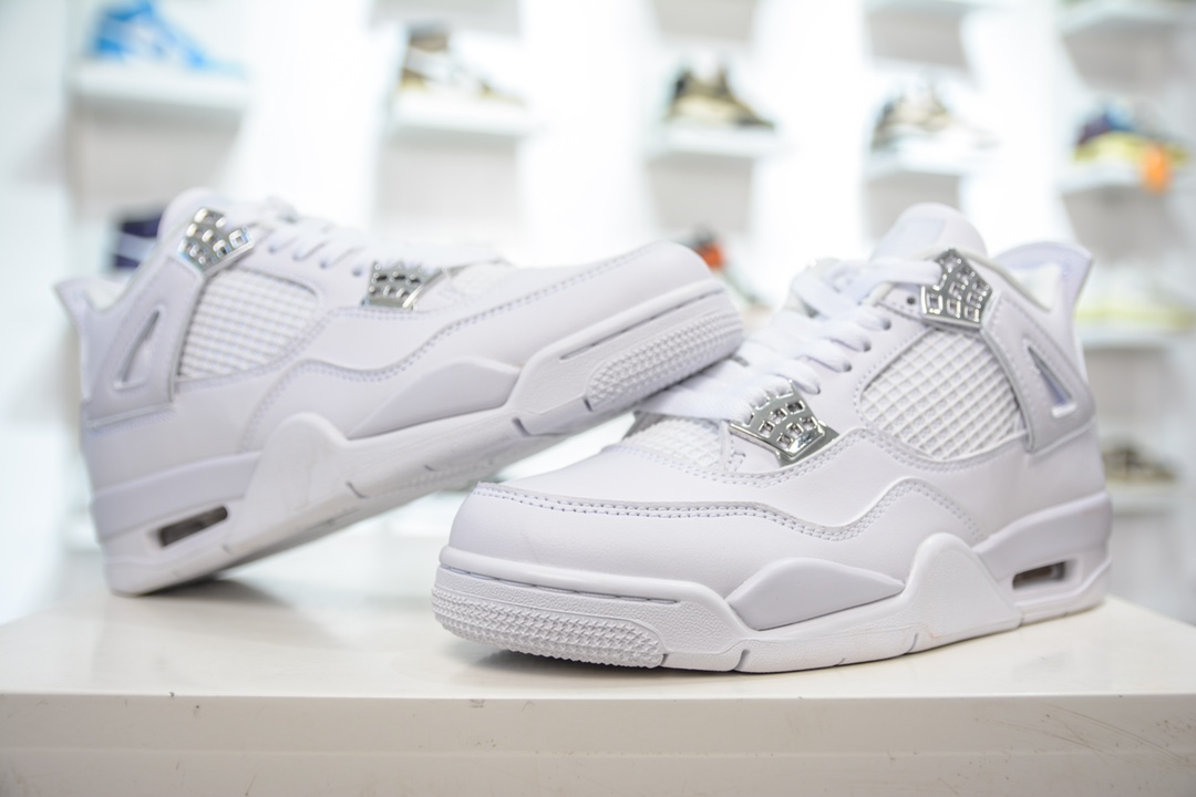 Full code complete PB version Air Jordan 4 Retro White Cat 308497-100