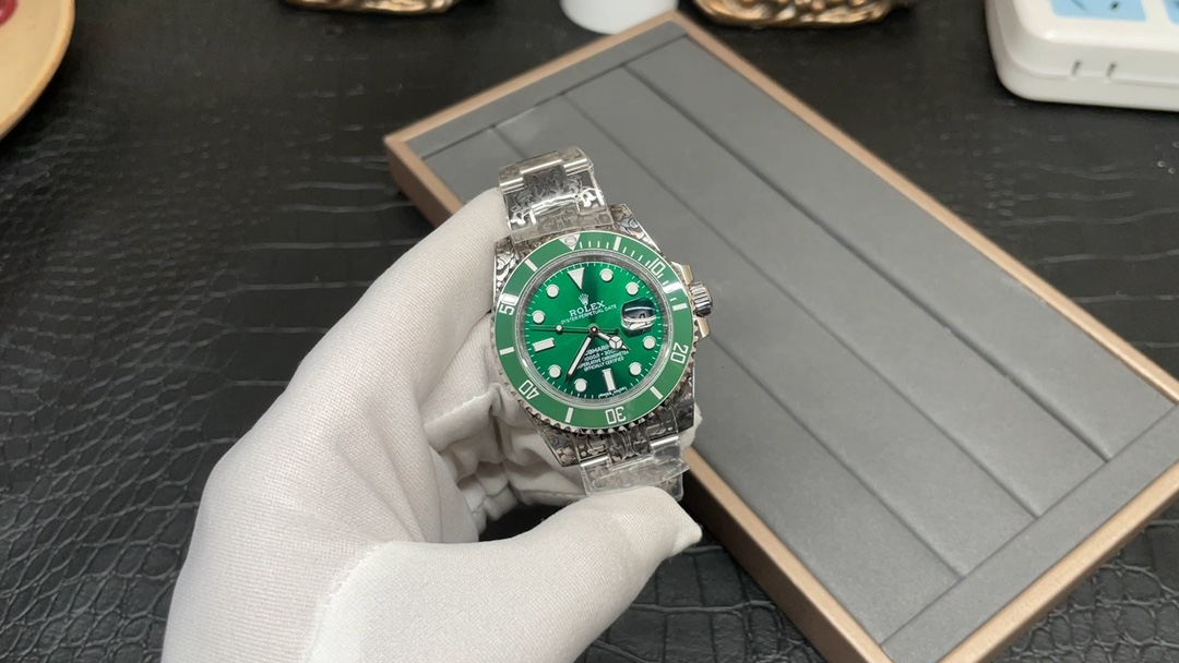 Unknown 新品 绿鬼 3135 雕花