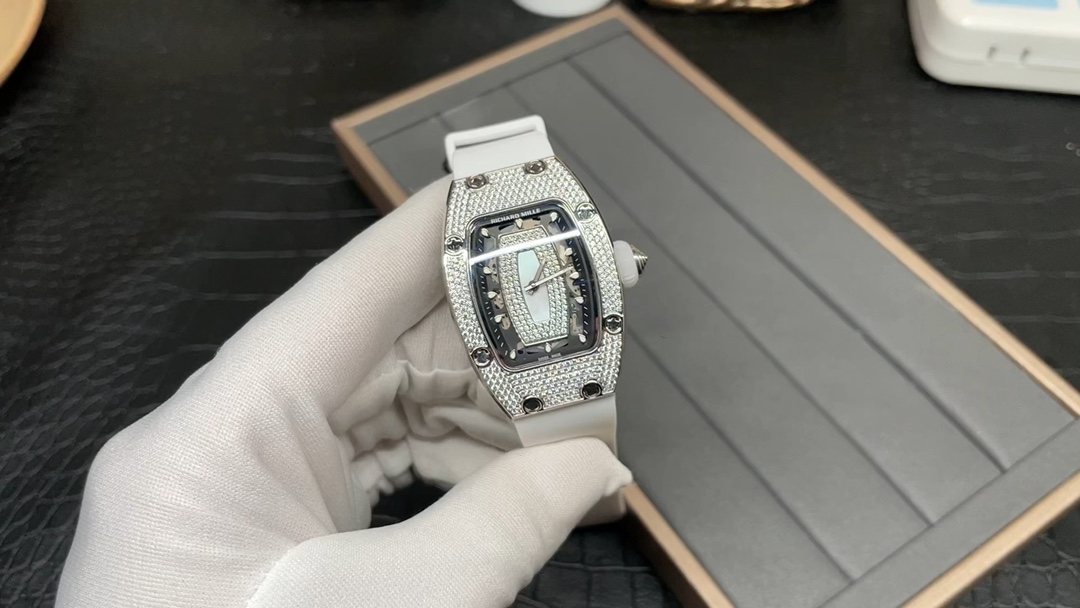 Richard Mille 理查德米勒 Rm007 红唇 满钻女款
