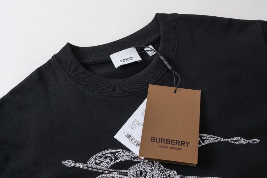 170 Burberry/23ss 战马logo刺绣贴布短袖