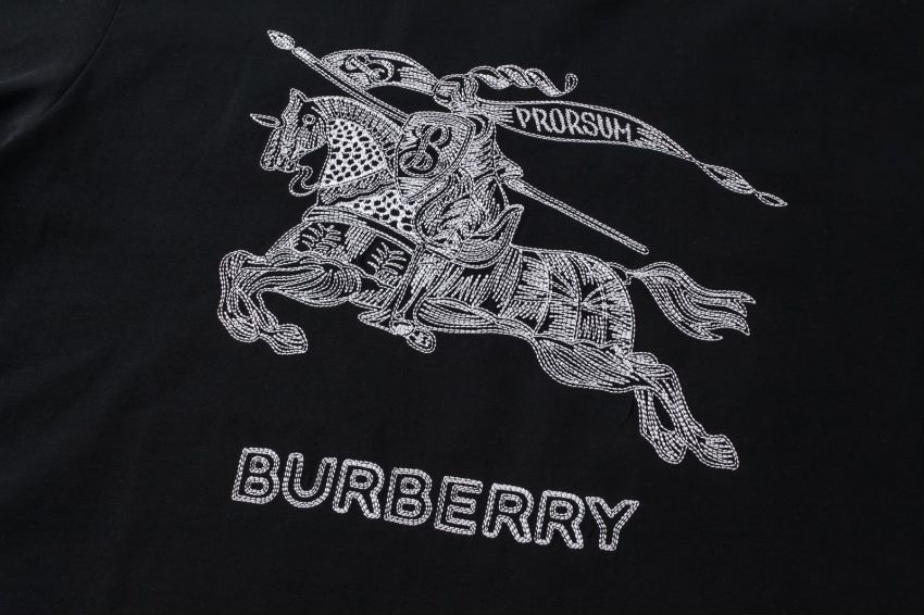 170 Burberry/23ss 战马logo刺绣贴布短袖