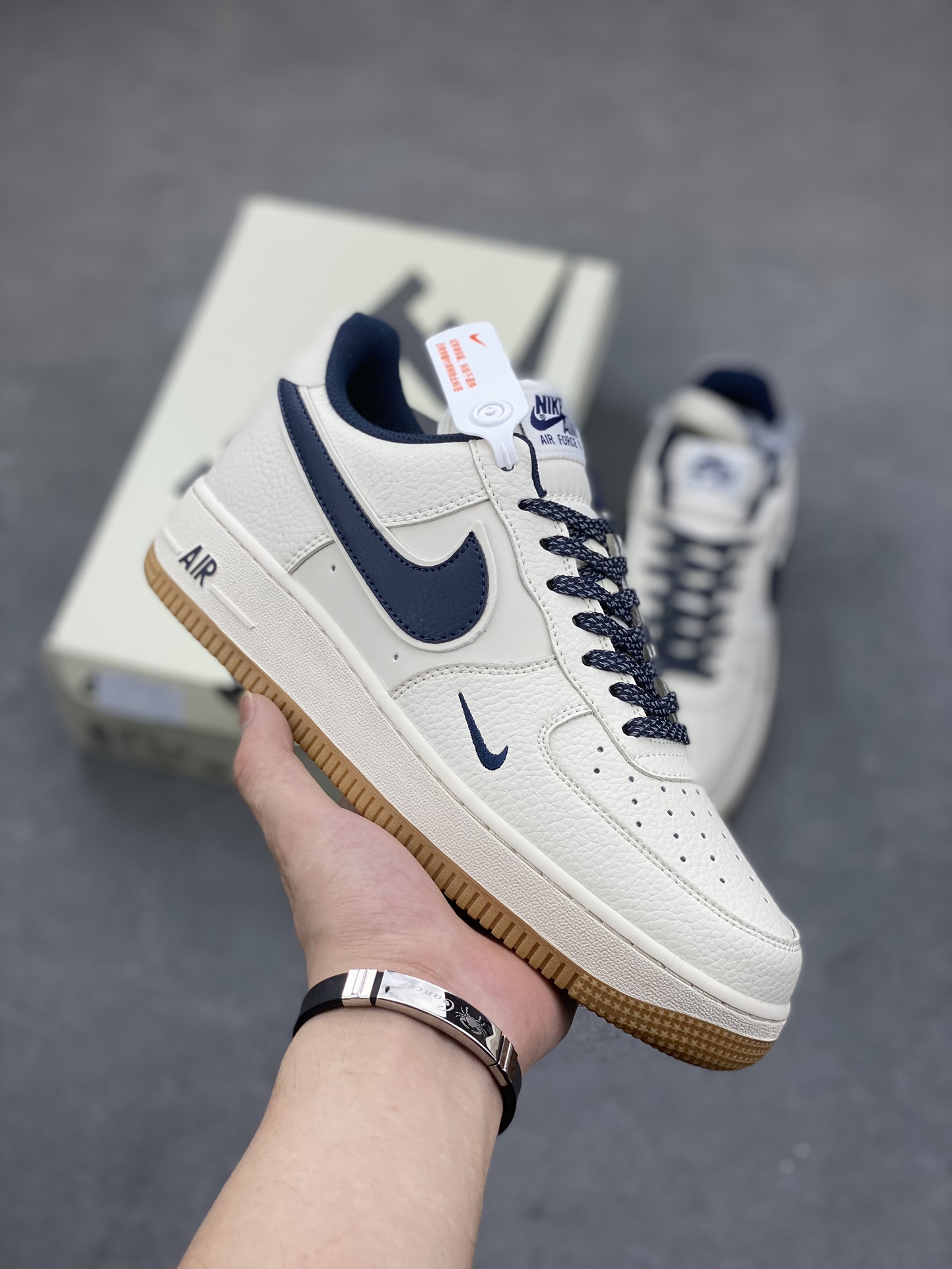 Nike Air Force 1 '07 Low 'White Midnight Navy' Casual Shoes HD1689-104 2 i1687976425 24 0