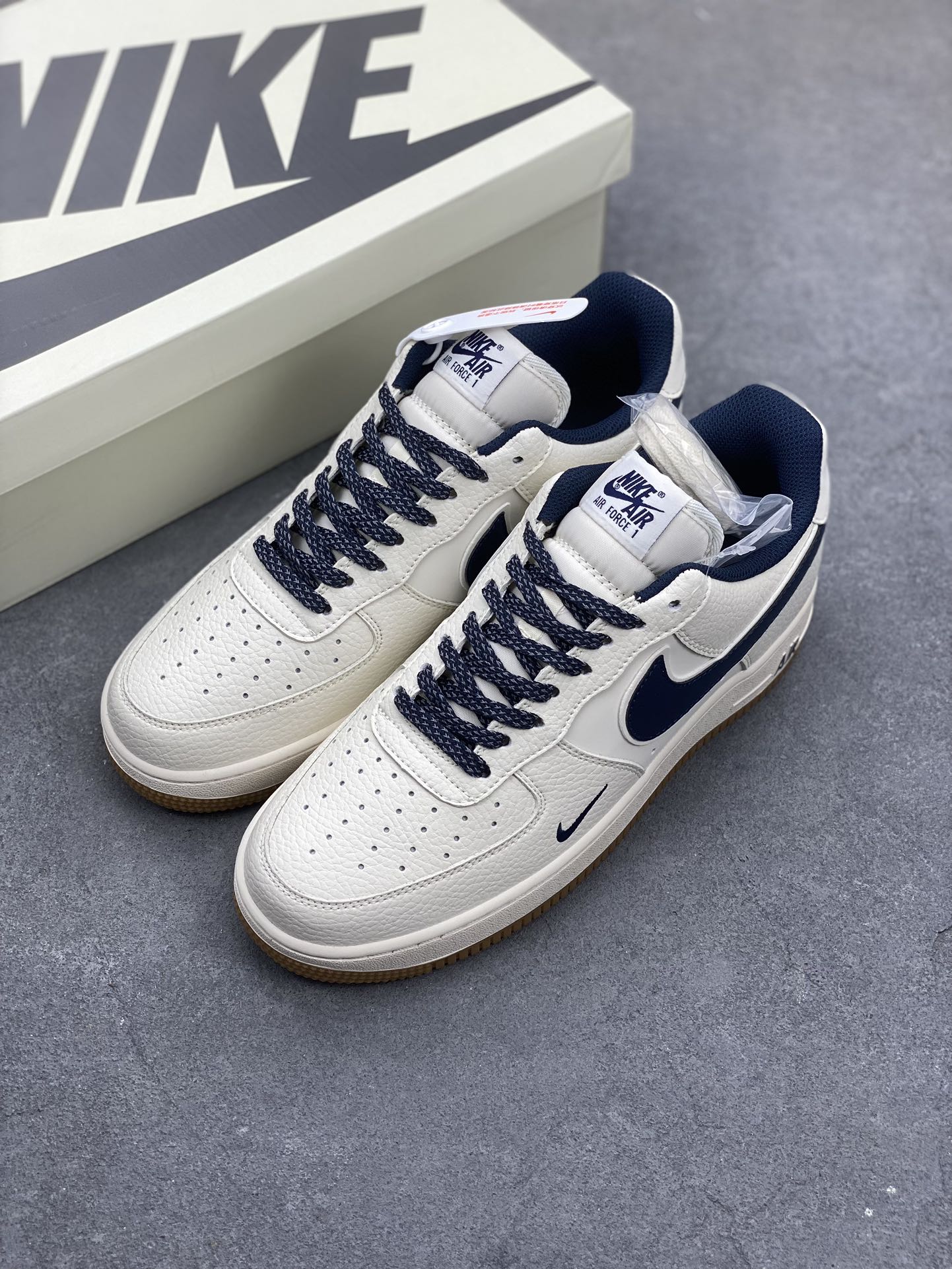 Nike Air Force 1 '07 Low 'White Midnight Navy' Casual Shoes HD1689-104 9 i1687976478 3432 6