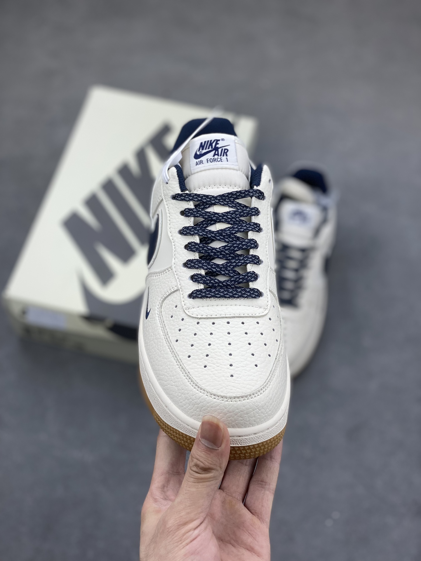 Nike Air Force 1 '07 Low 'White Midnight Navy' Casual Shoes HD1689-104 3 i1687976478 3667 0