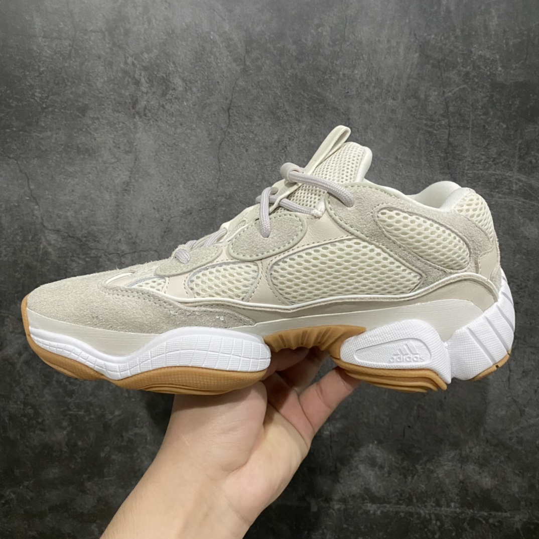 图片[2]-【S2版本】 Yeezy 椰子500 白生胶 新配色n外贸大厂出品 众多代号版本同源n原档案数据还原 100%原材 市面最稳纯原生产线鞋面采用皮革、麂皮和网眼三种材质打造货号：ID1600 尺码：36-48-莆田鞋批发中心