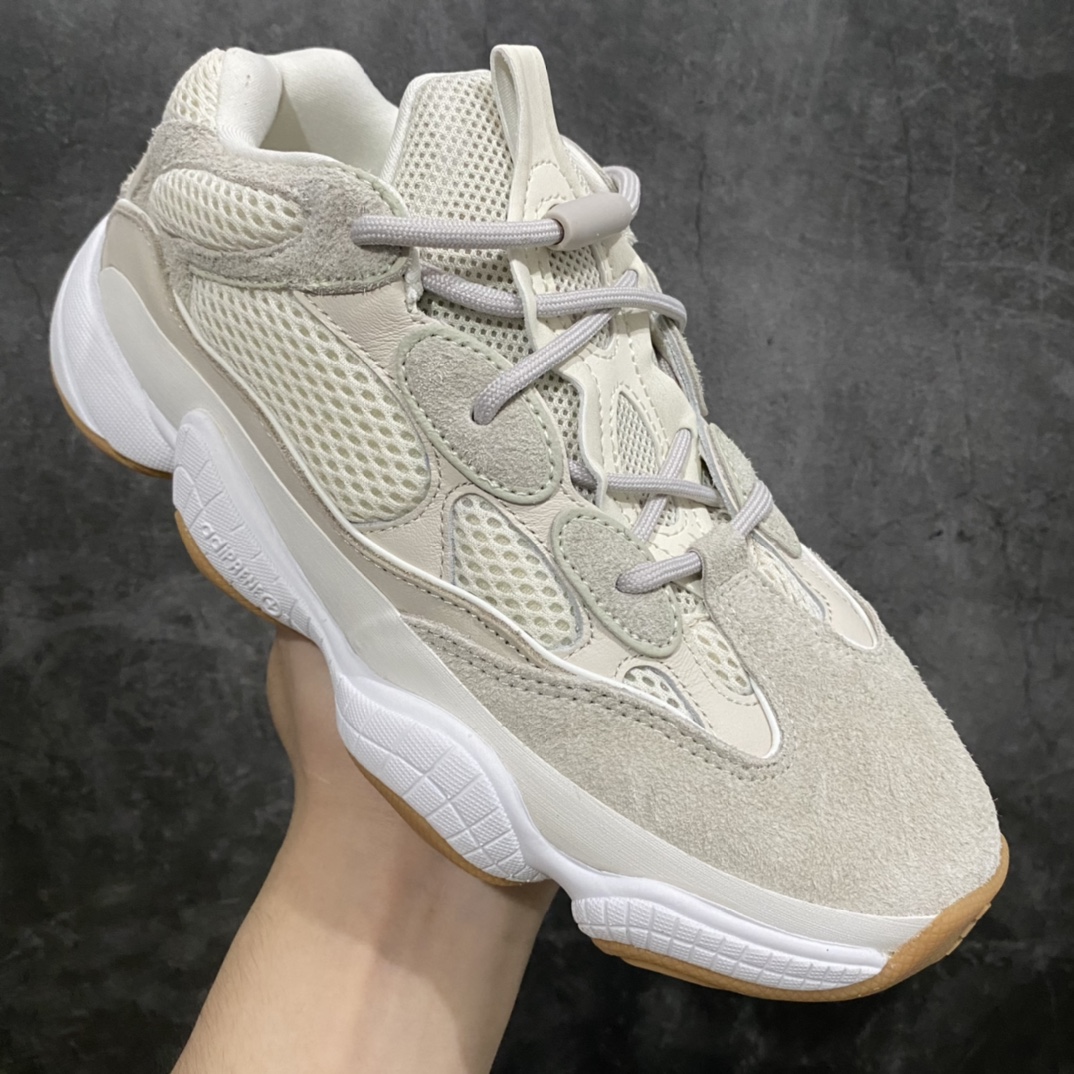 图片[3]-【S2版本】 Yeezy 椰子500 白生胶 新配色n外贸大厂出品 众多代号版本同源n原档案数据还原 100%原材 市面最稳纯原生产线鞋面采用皮革、麂皮和网眼三种材质打造货号：ID1600 尺码：36-48-莆田鞋批发中心