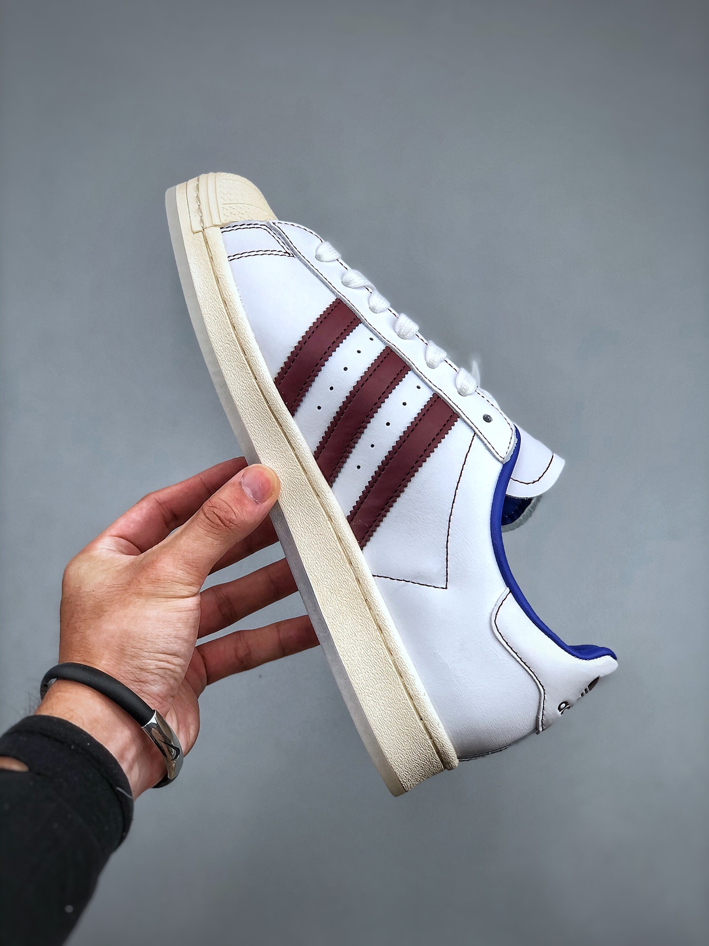 运动鞋, 运动板鞋, 板鞋, IE0020, Adidas Originals Superstar 82, adidas originals Superstar, adidas Originals - 阿迪达斯 Adidas Originals Superstar 82 防滑耐磨 低帮 休闲运动板鞋 男女同款 白棕 IE0020