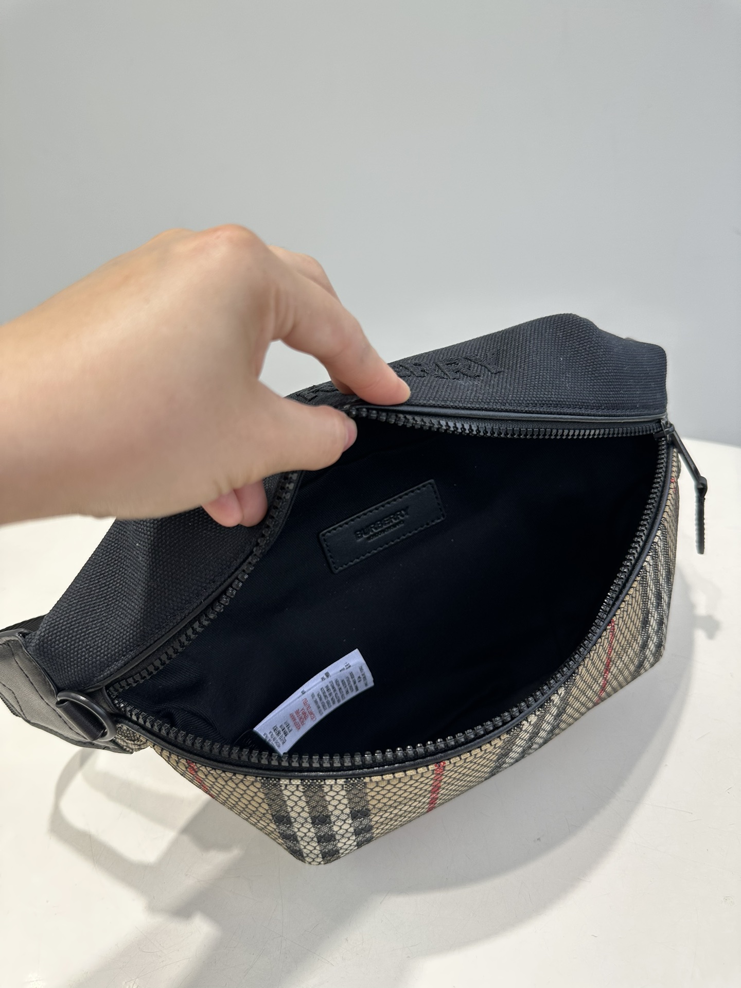 Burberry Beige Check with Black casual