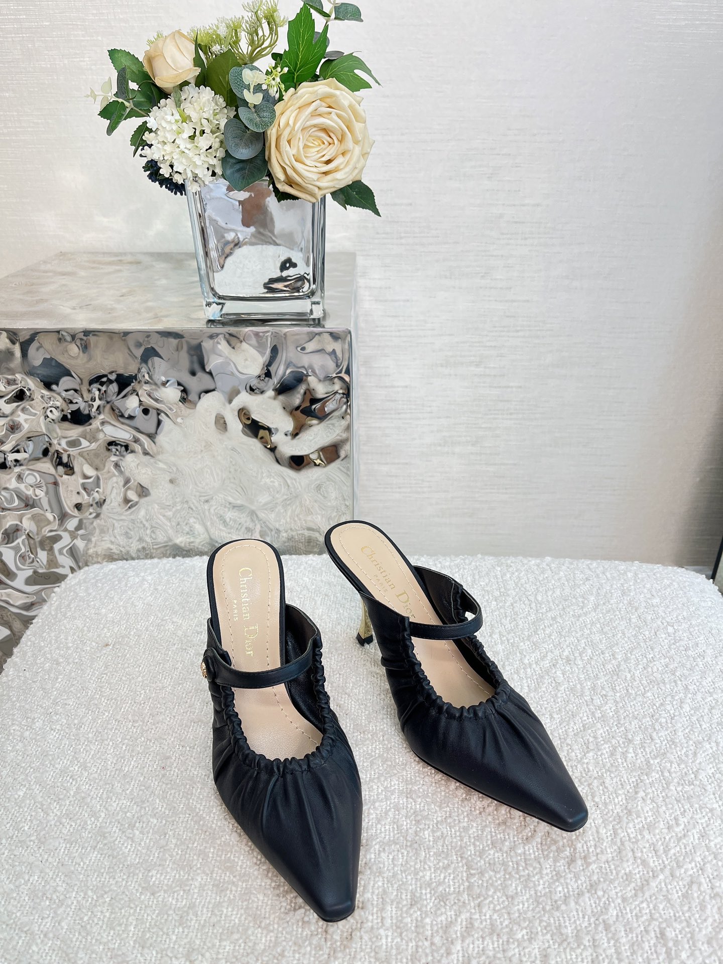 Dior Shoes High Heel Pumps Sandals Genuine Leather Sheepskin Spring/Summer Collection