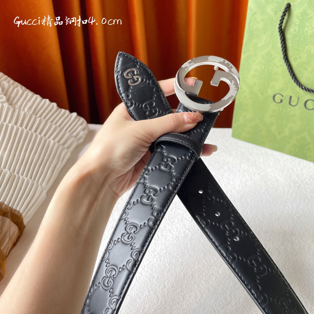 Gucci经典款面进口原厂压花搭配原