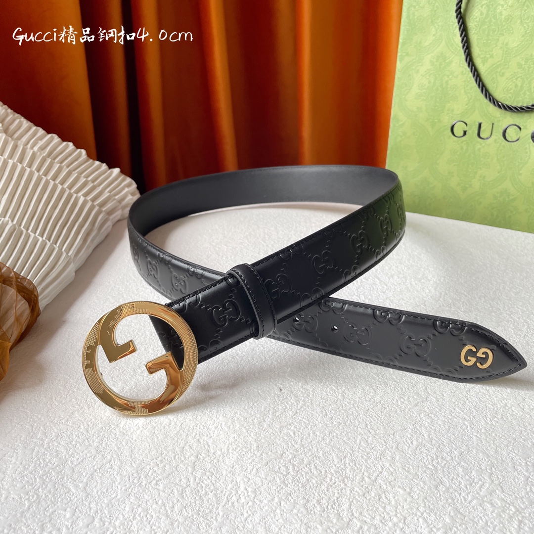 Gucci经典款面进口原厂压花搭配原
