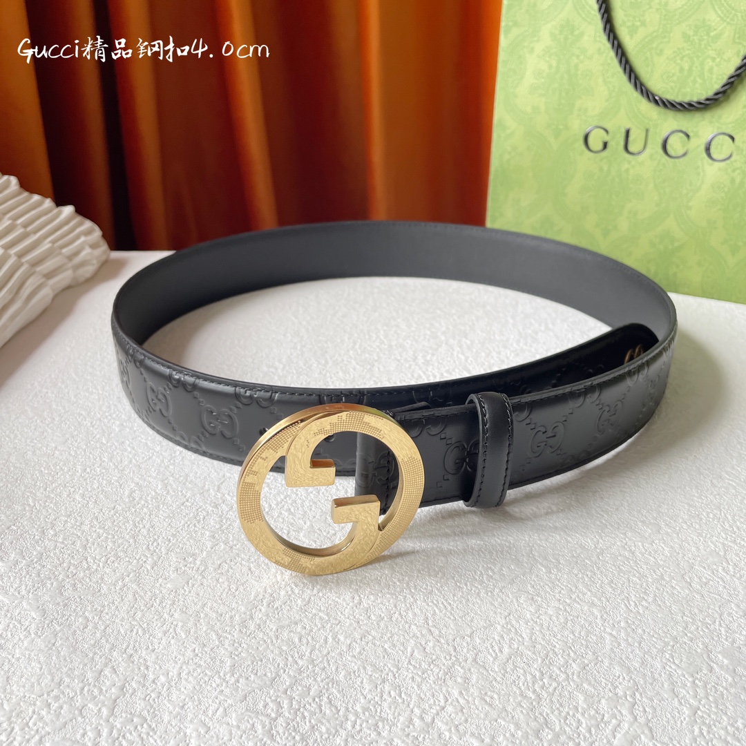 Gucci经典款面进口原厂压花搭配原