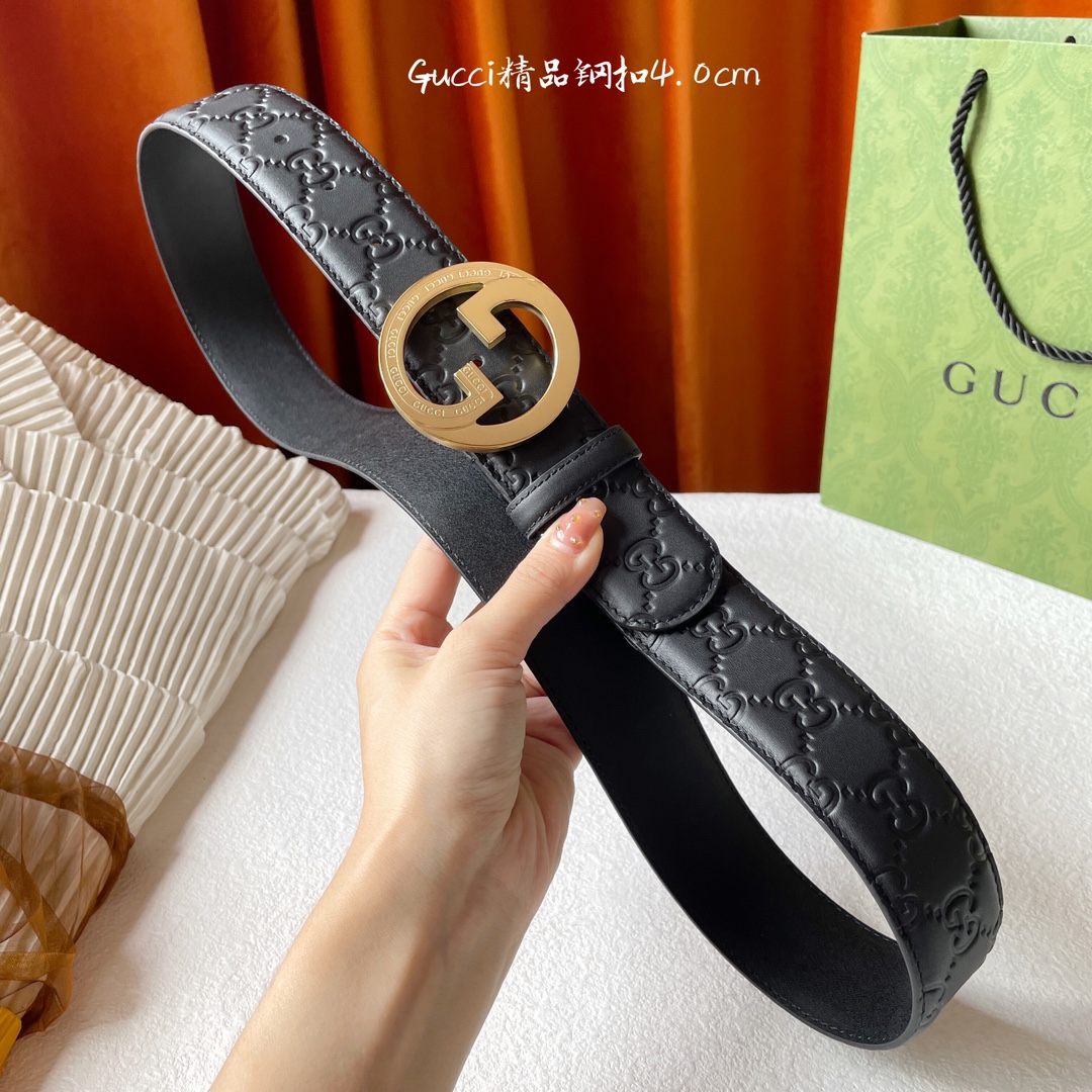 Gucci经典款面进口原厂压花搭配原